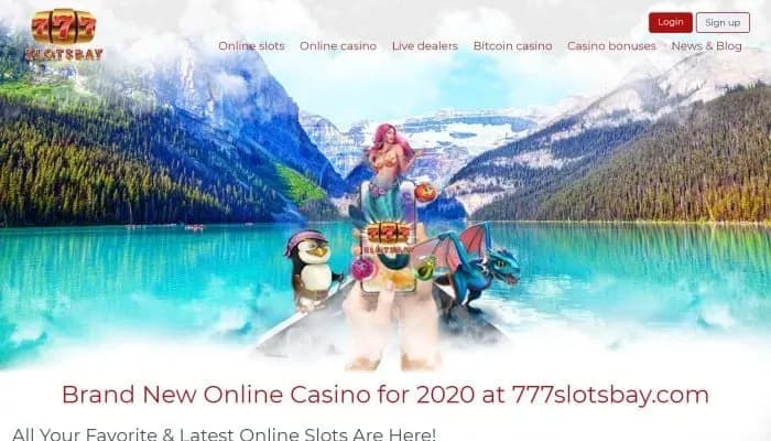 777slotsbay Casino website screenshot