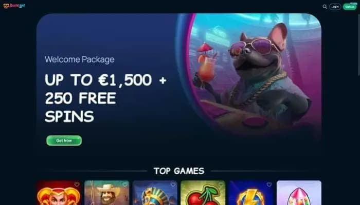 Baxterbet Casino website screenshot