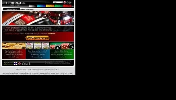 Be The Dealer website screenshot