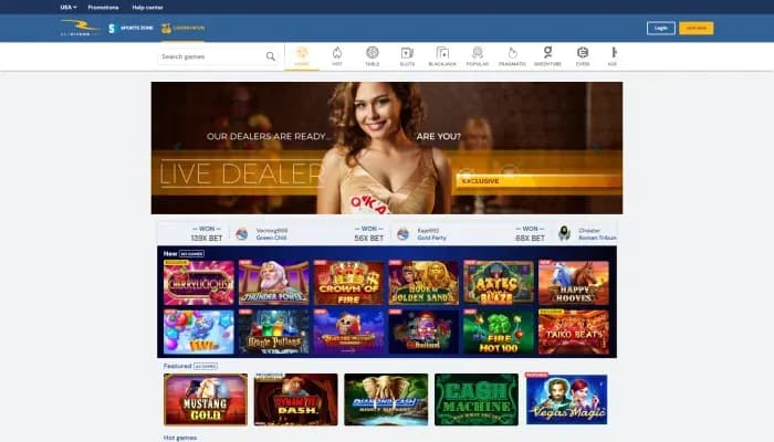 BetRivers Social Casino website screenshot