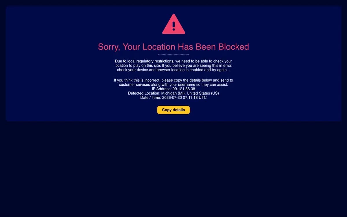 Big Shot Games Casino website screenshot