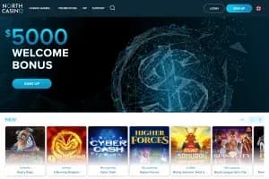 North Casino website screenshot