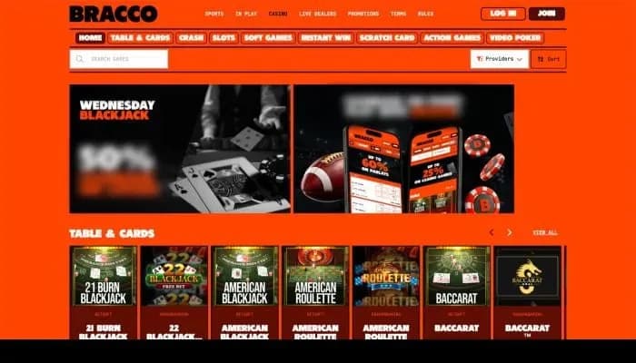 PlayBracco Casino website screenshot