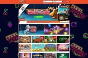 Reel Vegas Casino website screenshot