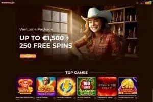 Rodeoslot Casino website screenshot