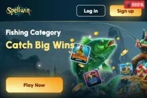 SpellWin Casino website screenshot