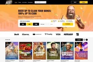Captura del sitio web de CasinoFest