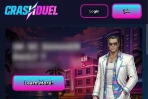 Captura del sitio web de Crash Duel Casino