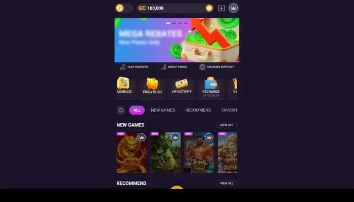 Captura del sitio web de Go Go Gold Casino