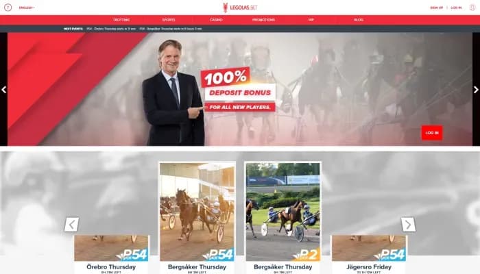 Captura del sitio web de LegolasBet Casino