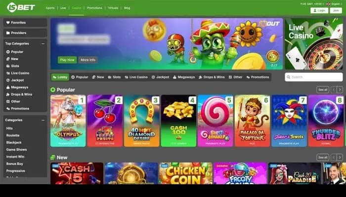 Captura del sitio web de LSbet Casino