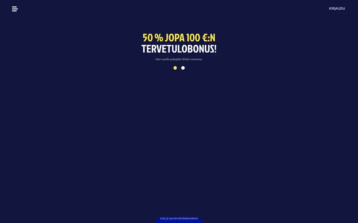 Captura del sitio web de Quickz Casino